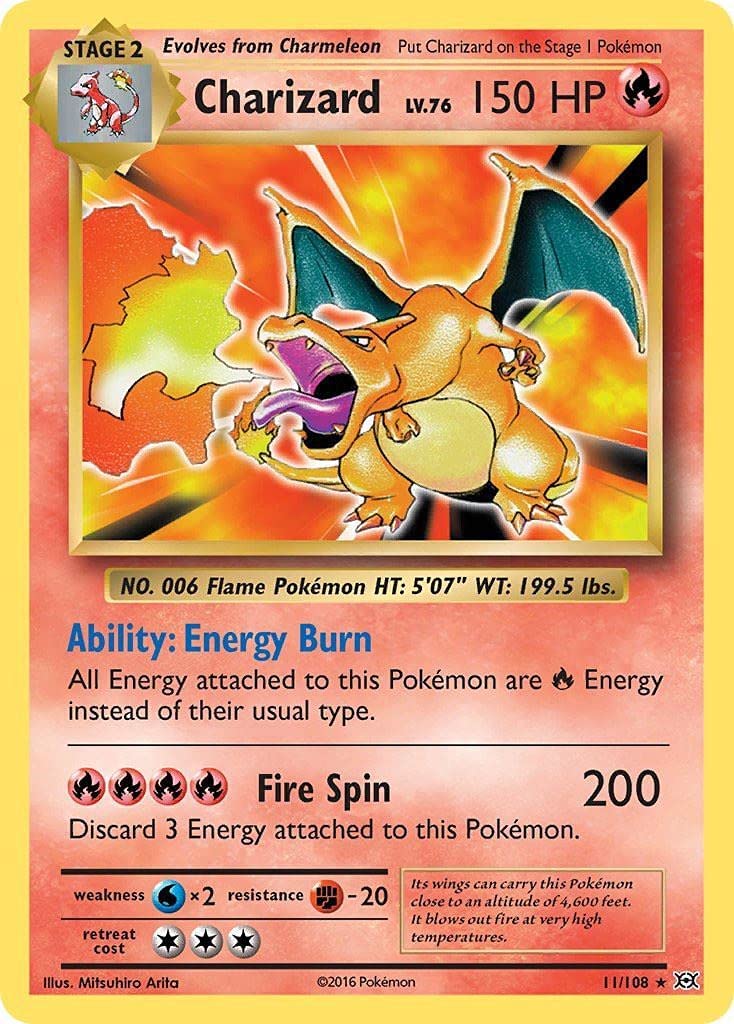 Charizard (11/108) [XY: Evolutions] | Event Horizon Hobbies CA