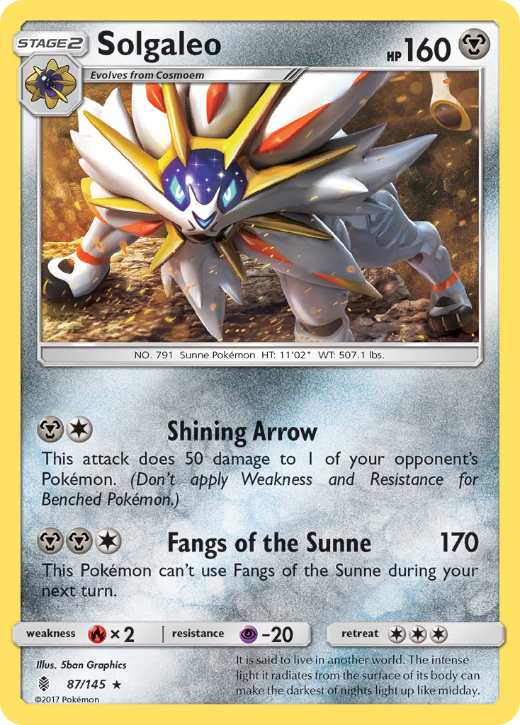 Solgaleo (87/145) [Sun & Moon: Guardians Rising] | Event Horizon Hobbies CA