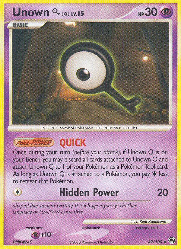 Unown Q (49/100) [Diamond & Pearl: Majestic Dawn] | Event Horizon Hobbies CA