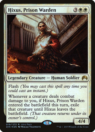 Hixus, Prison Warden [Magic Origins Promos] | Event Horizon Hobbies CA