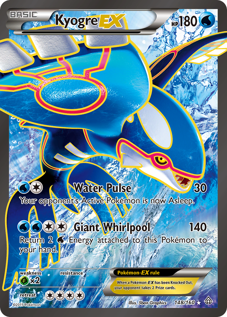 Kyogre EX (148/160) [XY: Primal Clash] | Event Horizon Hobbies CA