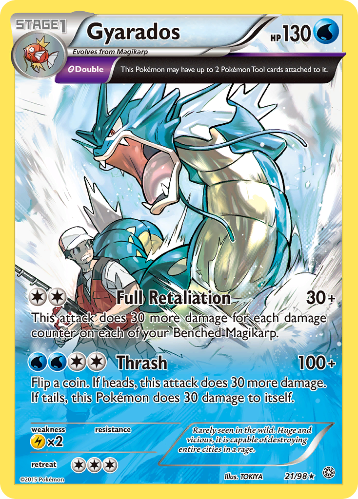 Gyarados (21/98) [XY: Ancient Origins] | Event Horizon Hobbies CA