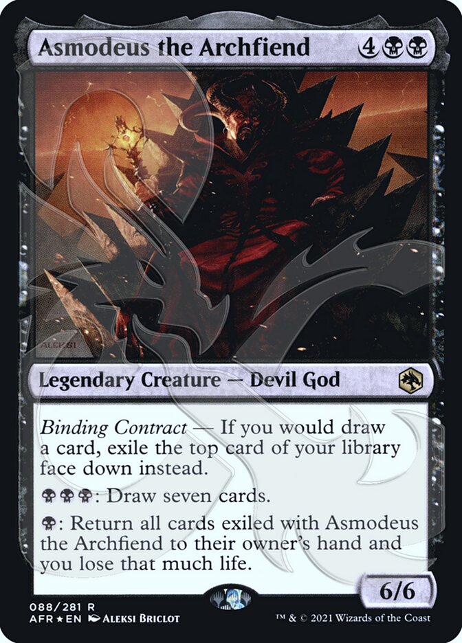 Asmodeus the Archfiend (Ampersand Promo) [Dungeons & Dragons: Adventures in the Forgotten Realms Promos] | Event Horizon Hobbies CA