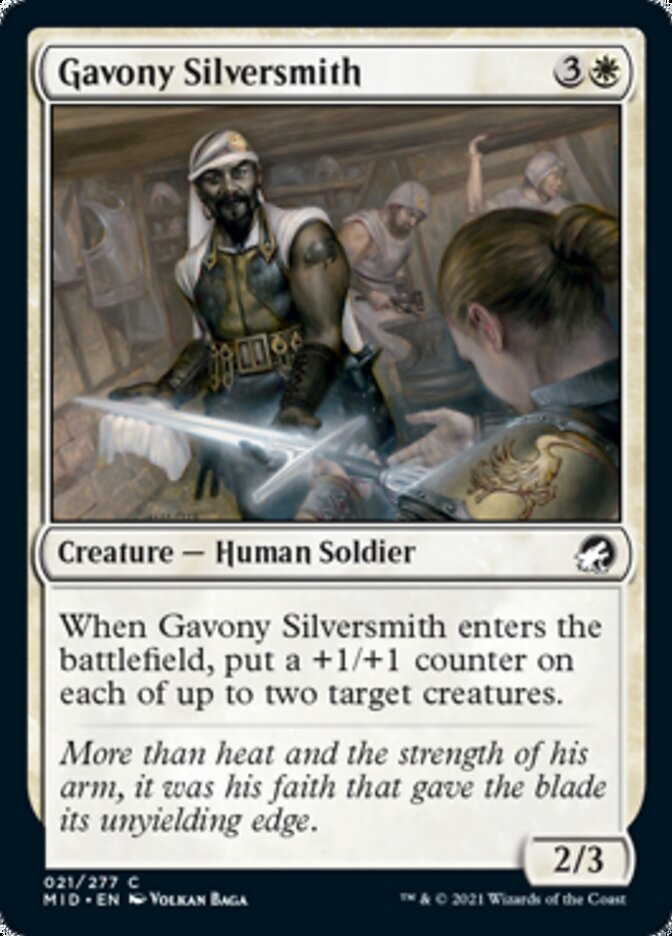 Gavony Silversmith [Innistrad: Midnight Hunt] | Event Horizon Hobbies CA