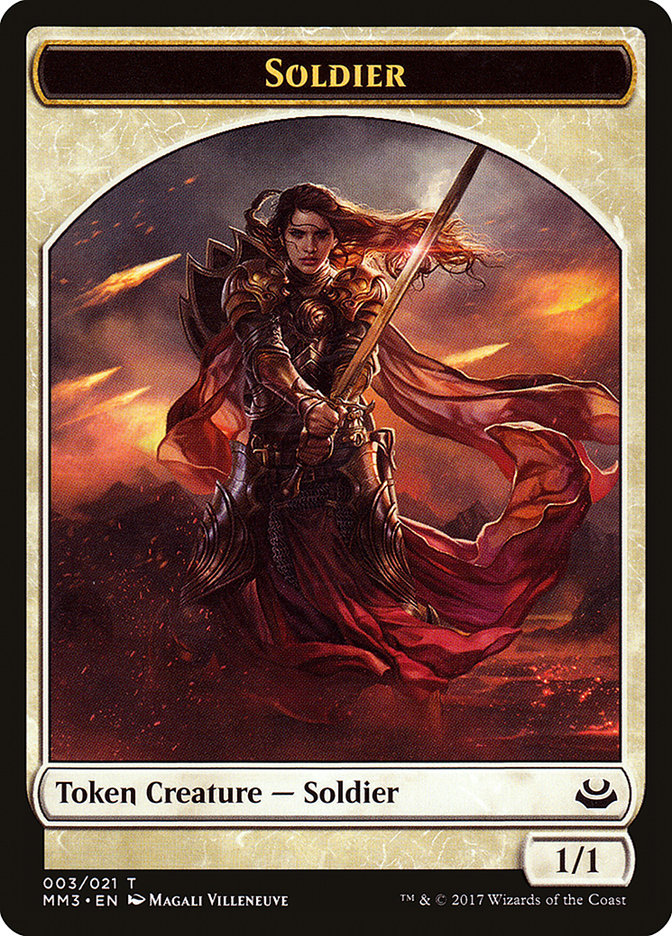 Soldier (003/021) [Modern Masters 2017 Tokens] | Event Horizon Hobbies CA