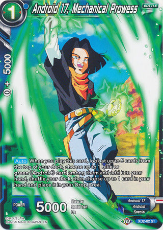 Android 17, Mechanical Prowess (XD2-02) [Android Duality] | Event Horizon Hobbies CA