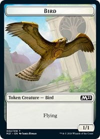 Bird // Treasure Double-sided Token [Core Set 2021 Tokens] | Event Horizon Hobbies CA