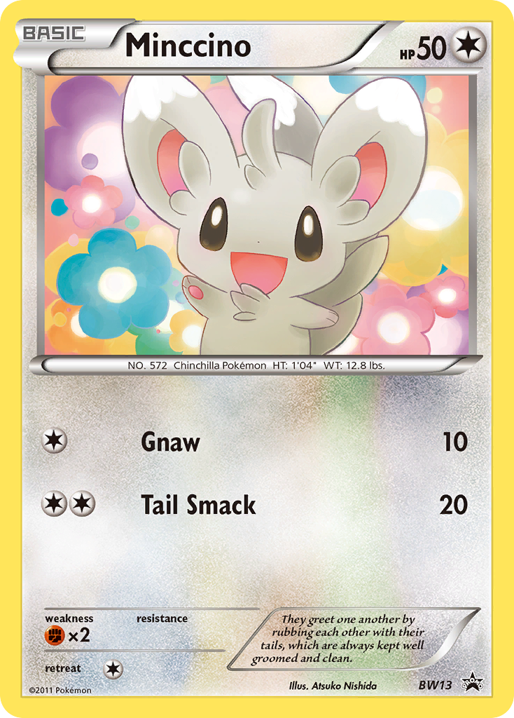 Minccino (BW13) (Cracked Ice Holo) [Black & White: Black Star Promos] | Event Horizon Hobbies CA