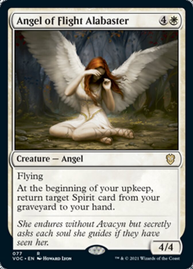 Angel of Flight Alabaster [Innistrad: Crimson Vow Commander] | Event Horizon Hobbies CA