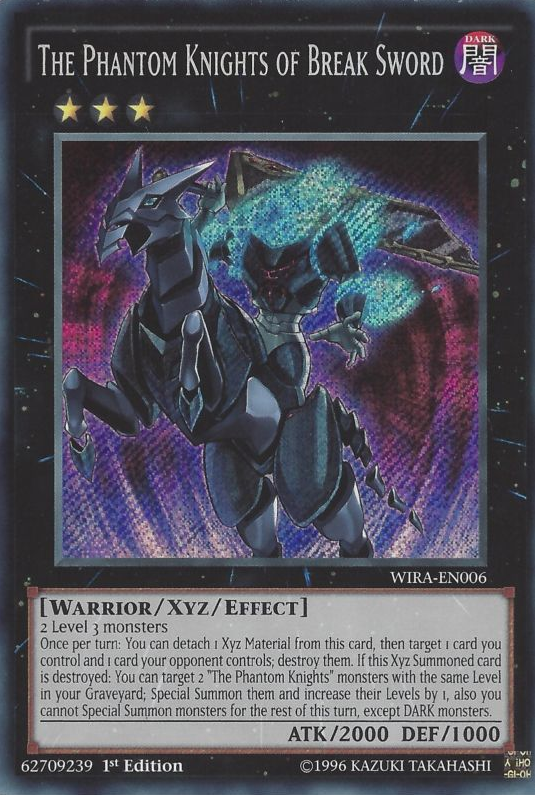 The Phantom Knights of Break Sword [WIRA-EN006] Secret Rare | Event Horizon Hobbies CA