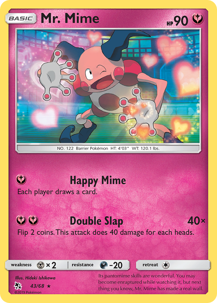 Mr. Mime (43/68) [Sun & Moon: Hidden Fates] | Event Horizon Hobbies CA