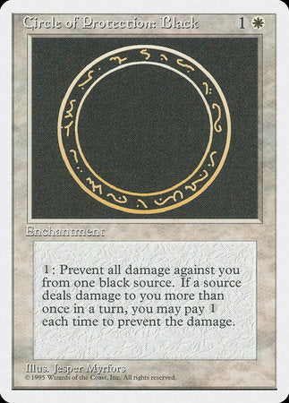 Circle of Protection: Black [Fourth Edition] | Event Horizon Hobbies CA