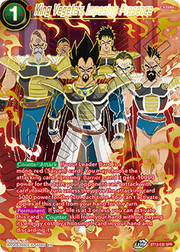 King Vegeta's Imposing Presence (SPR) (BT13-030) [Supreme Rivalry] | Event Horizon Hobbies CA