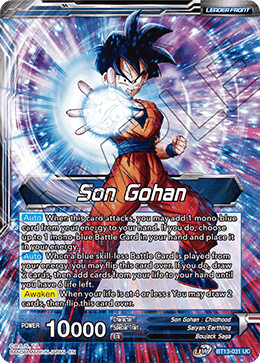 Son Gohan // SS2 Son Gohan, Pushed to the Brink (Uncommon) (BT13-031) [Supreme Rivalry] | Event Horizon Hobbies CA