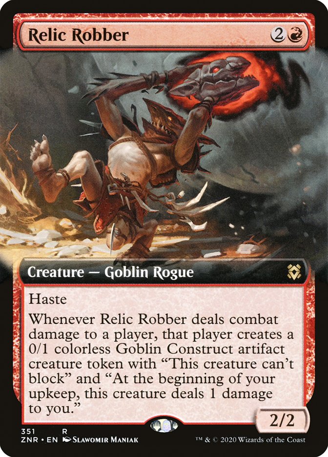 Relic Robber (Extended Art) [Zendikar Rising] | Event Horizon Hobbies CA