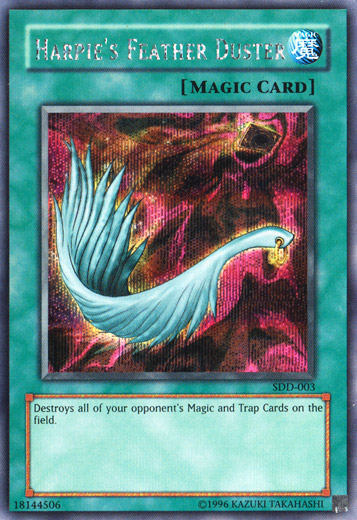 Harpie's Feather Duster [SDD-003] Secret Rare | Event Horizon Hobbies CA