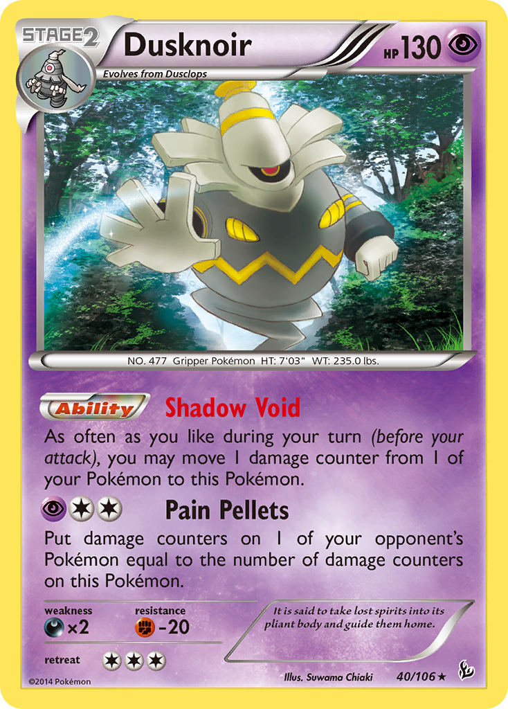 Dusknoir (40/106) [XY: Flashfire] | Event Horizon Hobbies CA