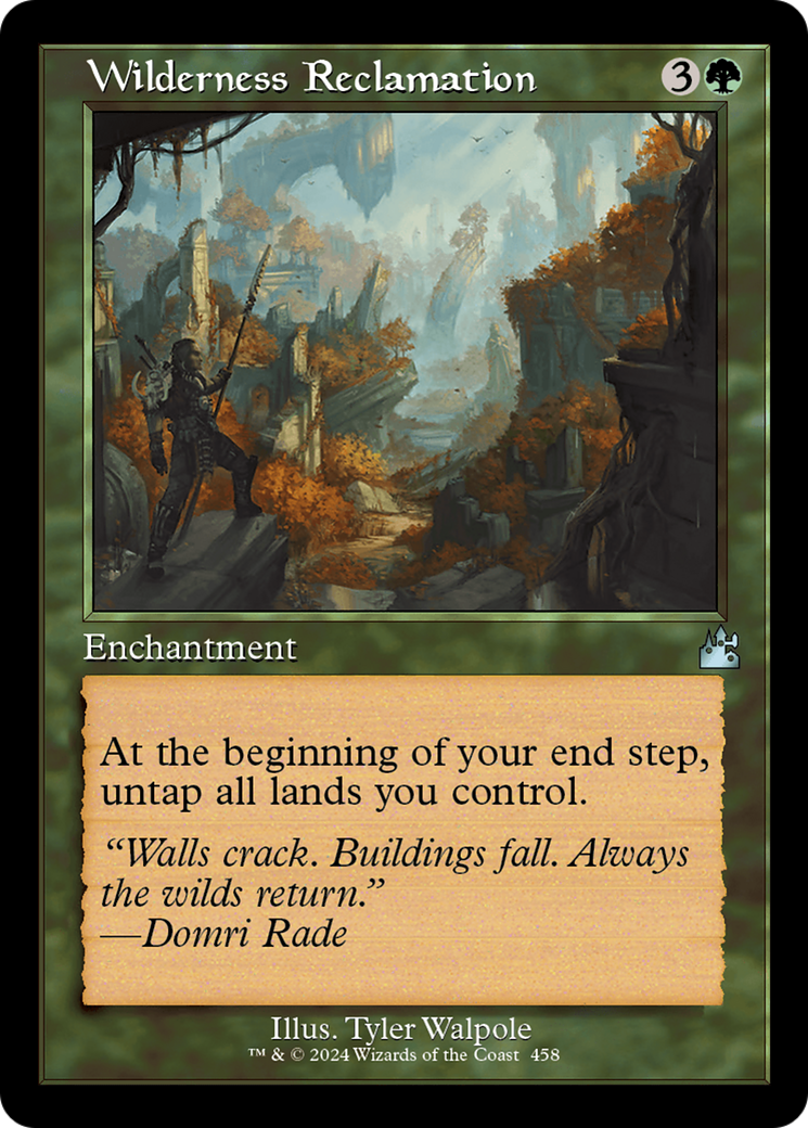 Wilderness Reclamation [Ravnica Remastered] | Event Horizon Hobbies CA