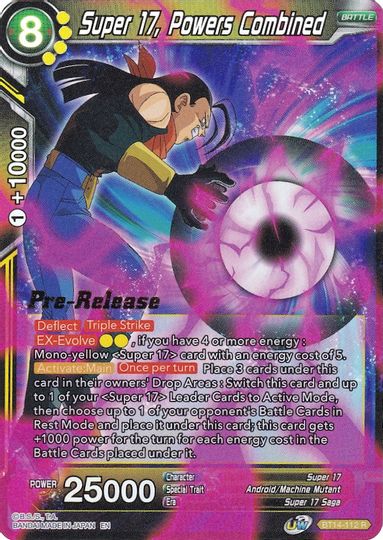 Super 17, Powers Combined (BT14-112) [Cross Spirits Prerelease Promos] | Event Horizon Hobbies CA