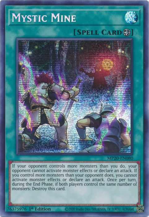 Mystic Mine [MP20-EN080] Prismatic Secret Rare | Event Horizon Hobbies CA