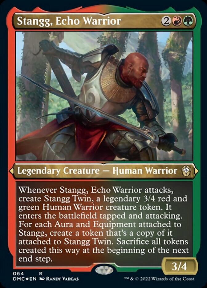 Stangg, Echo Warrior (Foil Etched) [Dominaria United Commander] | Event Horizon Hobbies CA