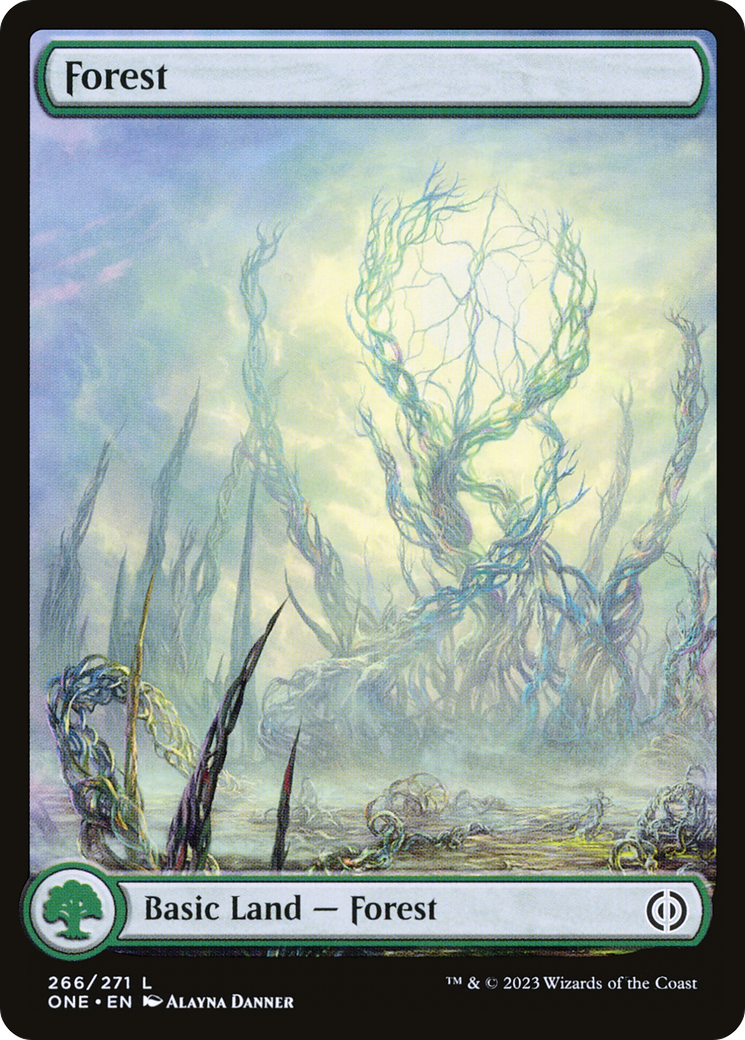 Forest (266) (Full-Art) [Phyrexia: All Will Be One] | Event Horizon Hobbies CA