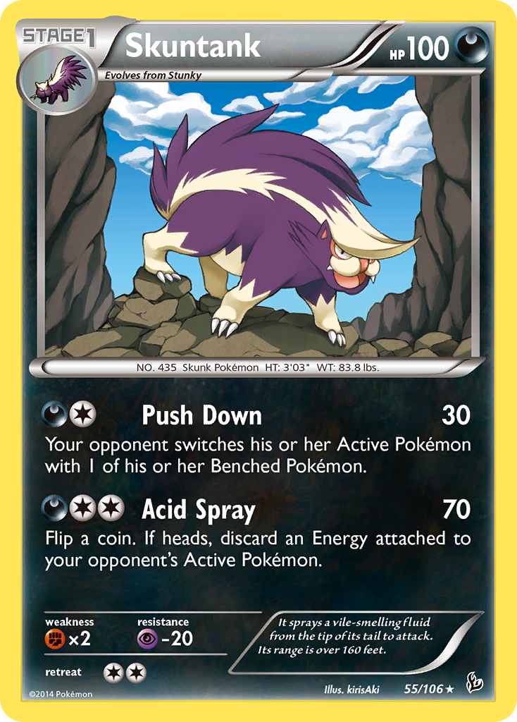 Skuntank (55/106) [XY: Flashfire] | Event Horizon Hobbies CA