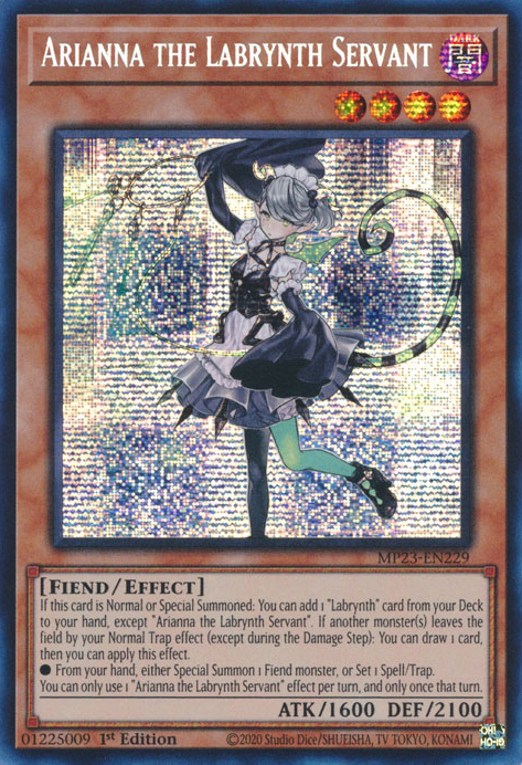 Arianna the Labrynth Servant [MP23-EN229] Prismatic Secret Rare | Event Horizon Hobbies CA