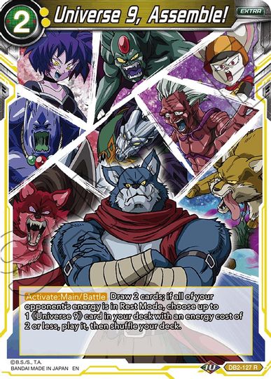 Universe 9, Assemble! (Reprint) (DB2-127) [Battle Evolution Booster] | Event Horizon Hobbies CA