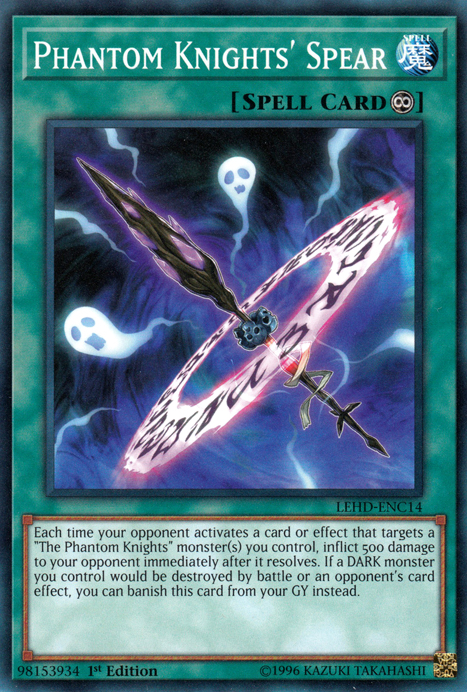 Phantom Knights' Spear [LEHD-ENC14] Common | Event Horizon Hobbies CA