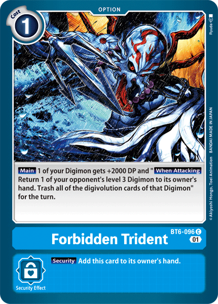 Forbidden Trident [BT6-096] [Double Diamond] | Event Horizon Hobbies CA