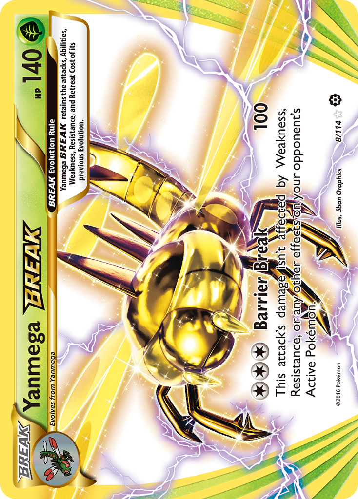 Yanmega BREAK (8/114) [XY: Steam Siege] | Event Horizon Hobbies CA