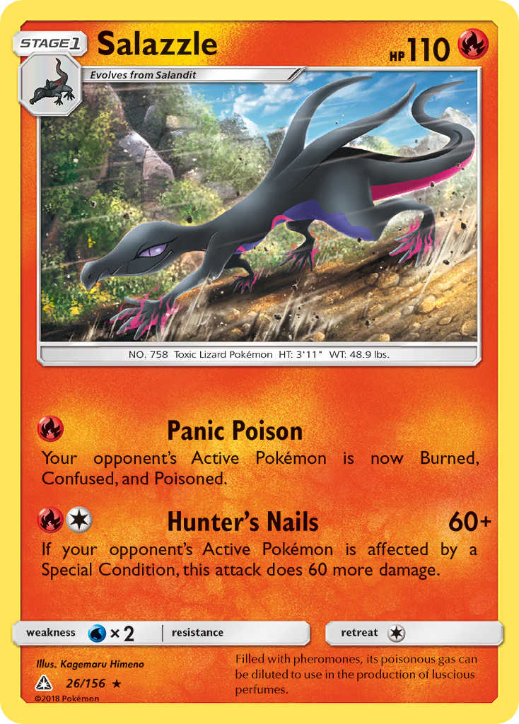 Salazzle (26/156) [Sun & Moon: Ultra Prism] | Event Horizon Hobbies CA