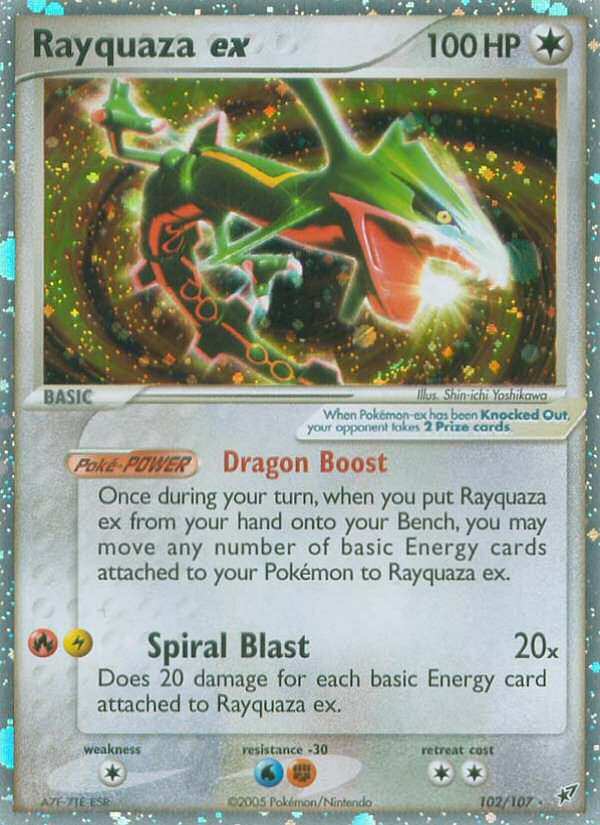 Rayquaza ex (102/107) [EX: Deoxys] | Event Horizon Hobbies CA