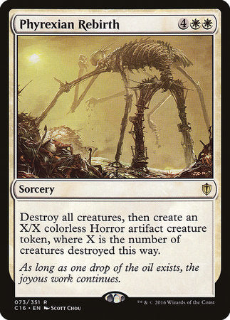 Phyrexian Rebirth [Commander 2016] | Event Horizon Hobbies CA