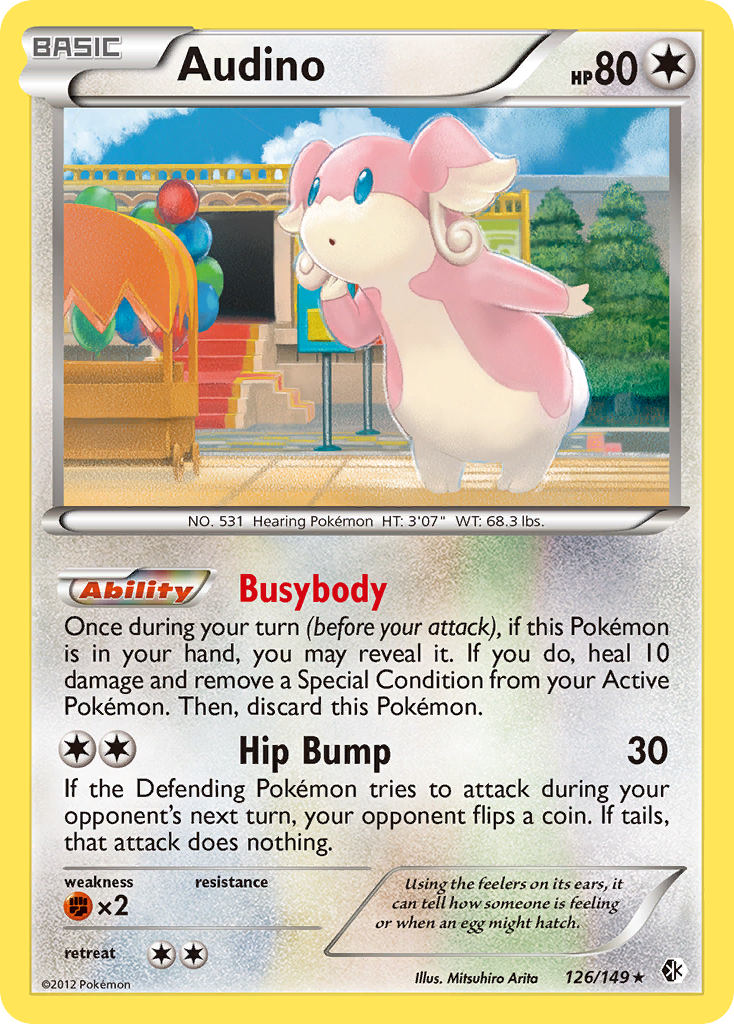 Audino (126/149) [Black & White: Boundaries Crossed] | Event Horizon Hobbies CA