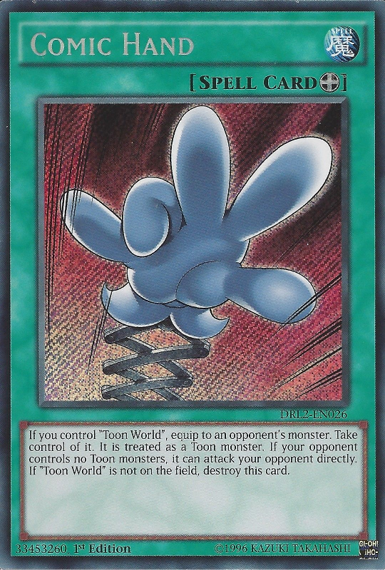 Comic Hand [DRL2-EN026] Secret Rare | Event Horizon Hobbies CA