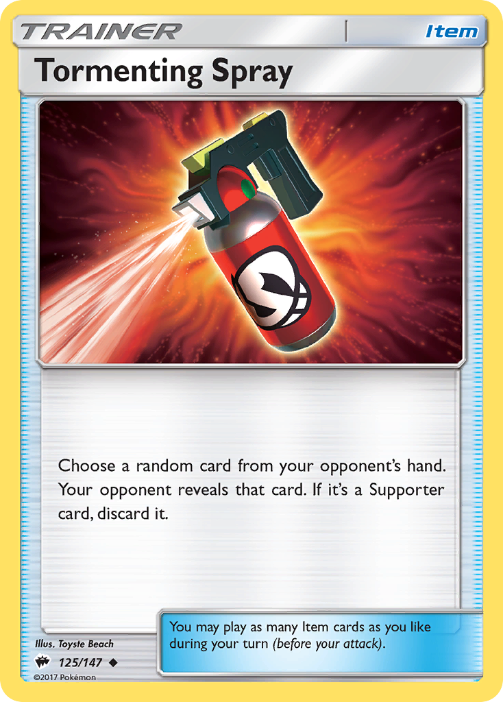 Tormenting Spray (125/147) [Sun & Moon: Burning Shadows] | Event Horizon Hobbies CA