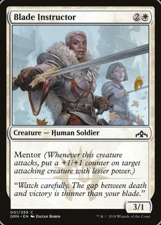 Blade Instructor [Guilds of Ravnica] | Event Horizon Hobbies CA