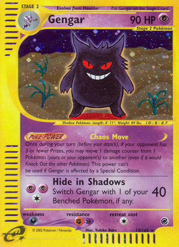 Gengar (13/165) [Expedition: Base Set] | Event Horizon Hobbies CA