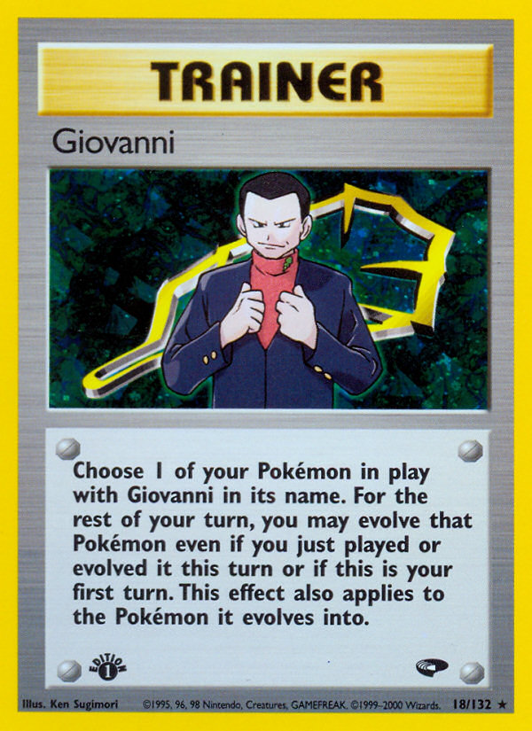 Giovanni (18/132) [Gym Challenge 1st Edition] | Event Horizon Hobbies CA