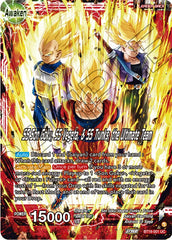 Son Goku & Vegeta & Trunks // SS Son Goku, SS Vegeta, & SS Trunks, the Ultimate Team (BT19-001) [Fighter's Ambition] | Event Horizon Hobbies CA