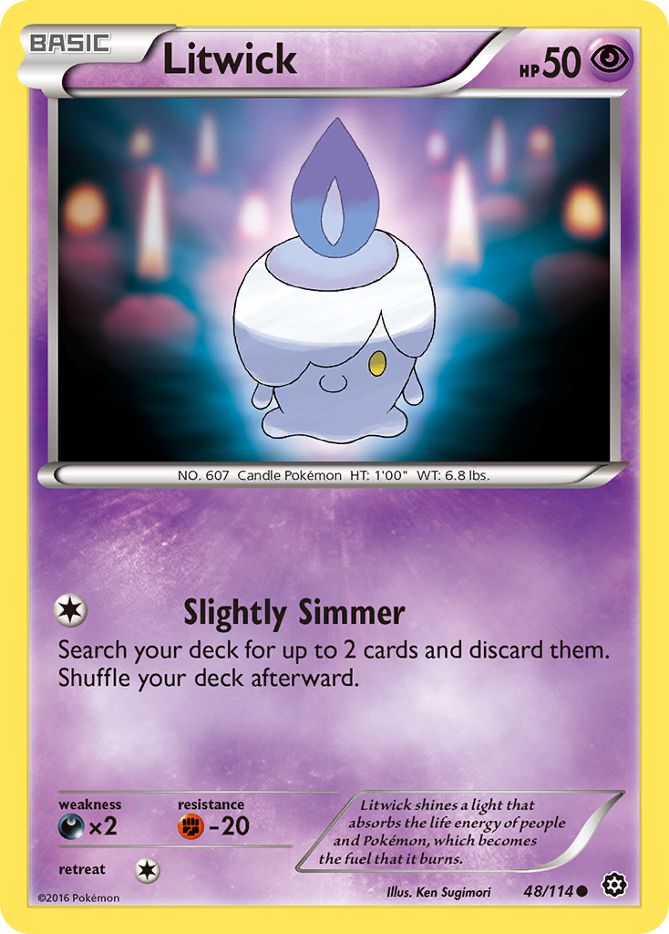 Litwick (48/114) [XY: Steam Siege] | Event Horizon Hobbies CA