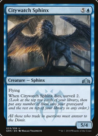 Citywatch Sphinx [Guilds of Ravnica] | Event Horizon Hobbies CA