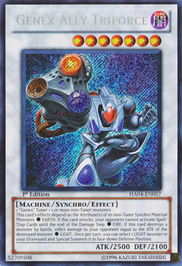 Genex Ally Triforce [HA04-EN057] Secret Rare | Event Horizon Hobbies CA