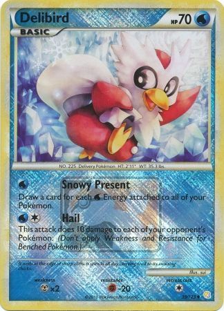 Delibird (39/123) (League Promo) [HeartGold & SoulSilver: Base Set] | Event Horizon Hobbies CA