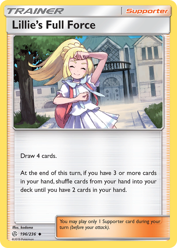 Lillie's Full Force (196/236) [Sun & Moon: Cosmic Eclipse] | Event Horizon Hobbies CA