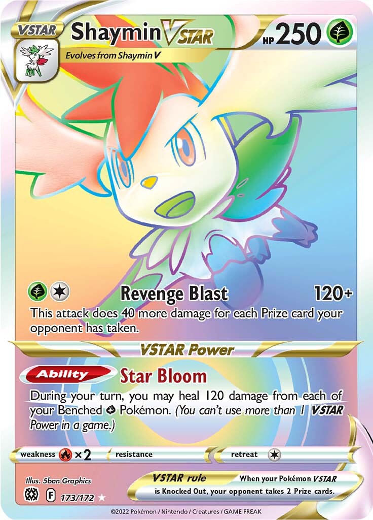 Shaymin VSTAR (173/172) [Sword & Shield: Brilliant Stars] | Event Horizon Hobbies CA