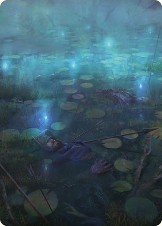 The Dead Marshes Art Card [The Lord of the Rings: Tales of Middle-earth Art Series] | Event Horizon Hobbies CA