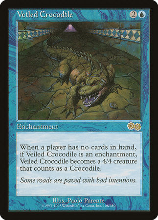 Veiled Crocodile [Urza's Saga] | Event Horizon Hobbies CA